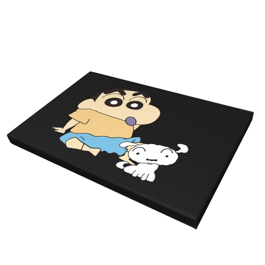 クレヨンしんちゃん ポスター フレーム付き Amazon.co.jp: アートパネル クレヨンしんちゃん シロ アート